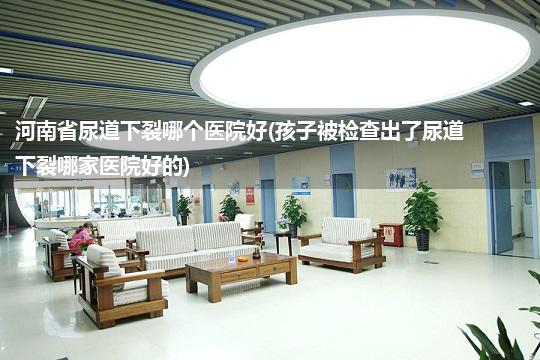 河南省尿道下裂哪个医院好(孩子被检查出了尿道下裂哪家医院好的)